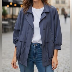 Vintage 1980s Eaton Novelti Bomber Jacket with Vented Design in Faux Suede